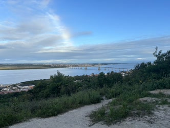 Rio Sergipe e a ponte que liga Aracaju a Barra dos Coqueiros Rio Sergipe e a ponte Aracaju-Barra