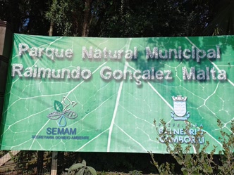 Parque Natural Municipal Raimundo Gonçalez Malta, com trilhas na Mata Atlântica