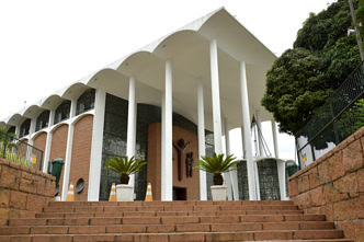 Catedral São Paulo Apóstolo no centro de Blumenau