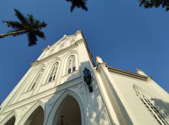 Fachada da Igreja Luterana do Espírito Santo em Blumenau