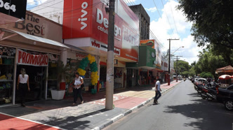 Centro de Boa Vista, com o traçado urbano em leque Centro de Boa Vista
