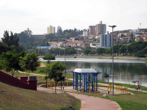Vista panorâmica do centro de Bragança Paulista
