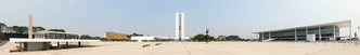 Praça dos Três Poderes, centro cívico da capital Praça dos Três Poderes em Brasília