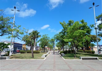 Centro de Cabedelo com vista para o estuário Centro de Cabedelo