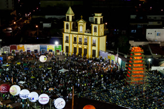 Cidade cenográfica do Maior São João do Mundo, no Parque do Povo Cidade cenográfica do São João de Campina Grande