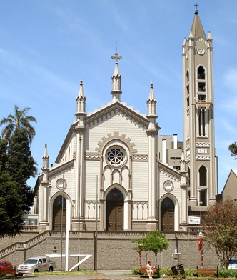 Catedral de São José, referência neogótica desde 1933 Catedral de São José em Caxias do Sul