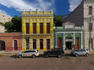 Porto de Corumbá às margens do rio Paraguai