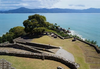 Fortaleza de São José da Ponta Grossa vista do topo