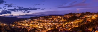 Centro de Gramado com casas de estilo bávaro