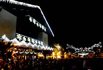 Decoração luminosa do Natal Luz em Gramado