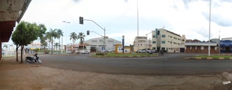 Panorama de Itumbiara às margens do Rio Paranaíba