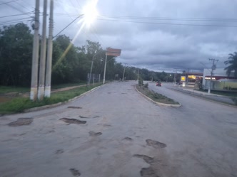Perímetro urbano de Janaúba, vista da cidade no semiárido mineiro