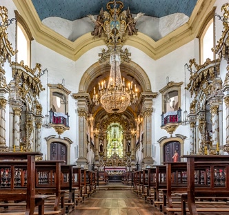 Igreja de Nossa Senhora do Carmo, principal templo barroco de Mariana Igreja de Nossa Senhora do Carmo em Mariana