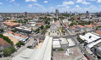 Centro histórico de Mossoró com casario antigo