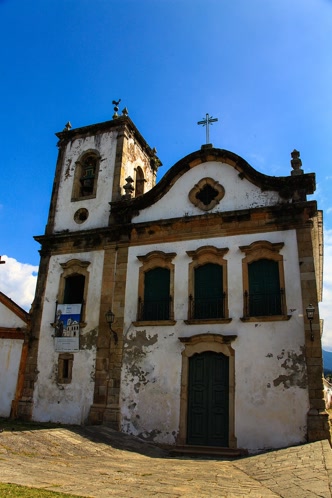 Igreja de Santa Rita, uma das mais belas da cidade Igreja de Santa Rita no Centro Histórico de Paraty
