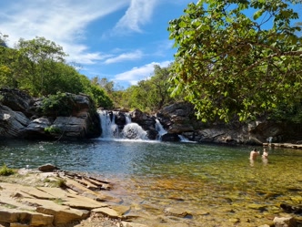 Cachoeira nos arredores de Pirenópolis