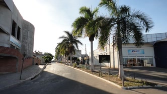Avenida em Salinas, MG