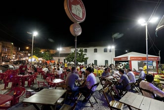 Acarajé da Dinha, típico baiano no bairro do Rio Vermelho Acarajé da Dinha no Rio Vermelho em Salvador