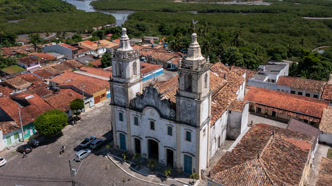 Vista aérea do Centro Histórico de São Cristóvão