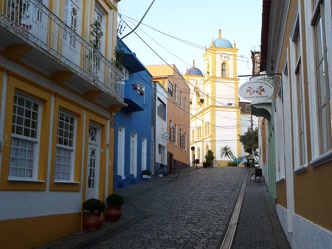 Igreja Matriz vista do Centro de São Francisco do Sul Igreja Matriz de São Francisco do Sul
