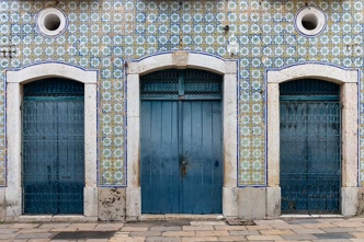 Ruas do Centro Histórico de São Luís Rua histórica de São Luís com azulejos