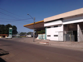 Vista panorâmica de Uruguaiana com o rio ao fundo