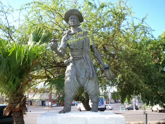 Monumento ao Gaúcho na Praça de Armas de Uruguaiana