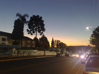 Pôr do sol em Xanxerê, Santa Catarina Pôr do sol em Xanxerê