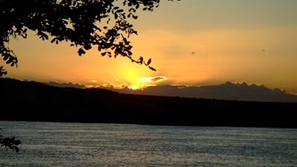 Ocaso sobre o Rio São Francisco em Xique-Xique